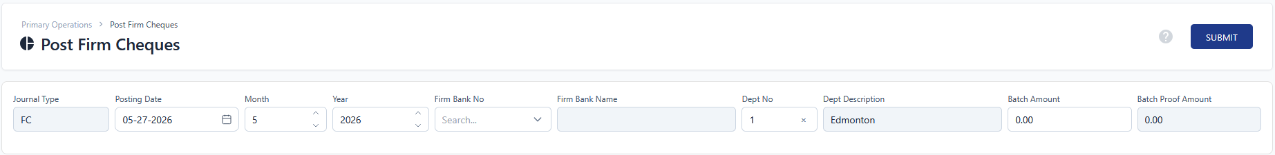 Form Header