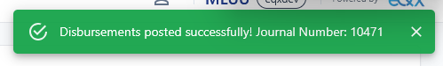 Successful Submission