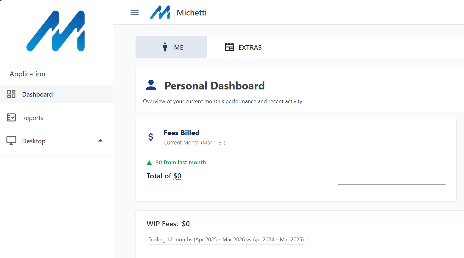 Student view showing only permitted forms